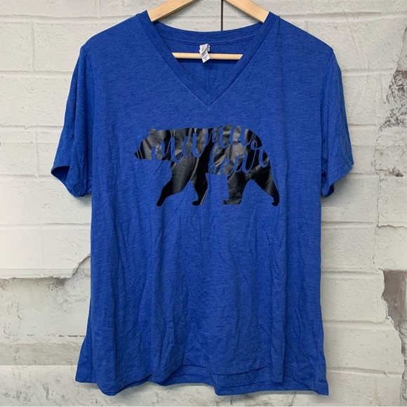Bella Canvas Tops - Mama Bear Tee V-Neck